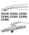 EX308 Щетка стеклоочистителя каркасная задняя 300mm (12\&#039;\&#039;) ExactFit Rear (EX308) TRICO Trico підбір по vin на Brocar