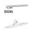 EX281 Щетка стеклоочистителя каркасная задняя 280mm (11\&#039;\&#039;) ExactFit Rear (EX281) TRICO Trico підбір по vin на Brocar