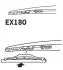 EX180 Щетка стеклоочистителя каркасная задняя 180mm (7\&#039;\&#039;) ExactFit Rear (EX180) TRICO Trico підбір по vin на Brocar