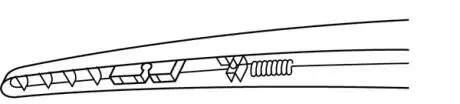 EX180 Щетка стеклоочистителя каркасная задняя 180mm (7\'\') ExactFit Rear (EX180) TRICO Trico подбор по vin на Brocar