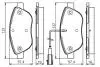 0986495086 Гальмівні колодки дискові FIAT Doblo/Idea/Multipla &quot;F &quot;99&gt;&gt; PR2 BOSCH підбір по vin на Brocar