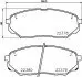 NP6098 Гальмівні колодки HYUNDAI/KIA Santa Fe/Sorento &quot;F &quot;15&gt;&gt; NISSHINBO підбір по vin на Brocar