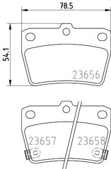 NP1081 Гальмівні колодки TOYOTA RAV 4 2,0-2,4 94-06 NISSHINBO підбір по vin на Brocar