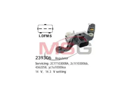 239306 Реле-регулятор Ford FORD Transit \&#039;\&#039;00&gt;&gt; CARGO підбір по vin на Brocar