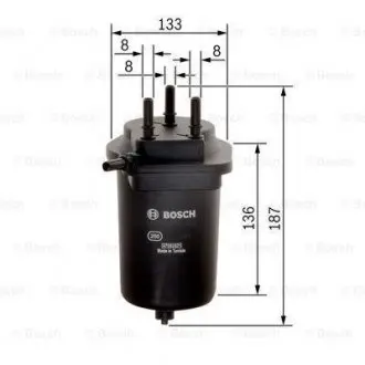 F026402073 Топливный фильтр 2073-замена 0450907011 BOSCH подбор по vin на Brocar