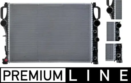 CR513000P Радіатор 456 mm MERCEDES E-Class W211 MAHLE / KNECHT підбір по vin на Brocar