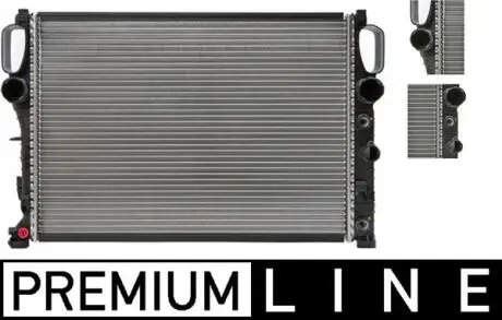 CR512000P Радіатор 456 mm MERCEDES E-Class W211 MAHLE / KNECHT підбір по vin на Brocar