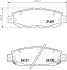 Гальмівні колодки LEXUS GS,IS,SC 97- NP1027