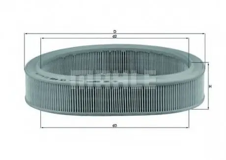 LX449 A_Фільтр повітряний Mahle Ford MAHLE / KNECHT підбір по vin на Brocar
