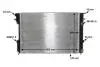 CR560000S Радиатора 460 mm OPEL Omega B MAHLE / KNECHT підбір по vin на Brocar