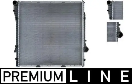 CR566000P Радиатора 598 mm BMW X5 (E53) MAHLE / KNECHT підбір по vin на Brocar