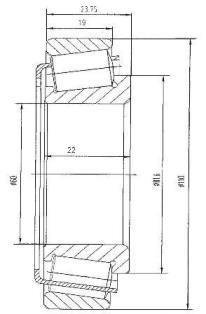 30212A A_Підшипник 60X110X22 "NTN SNR NTN підбір по vin на Brocar