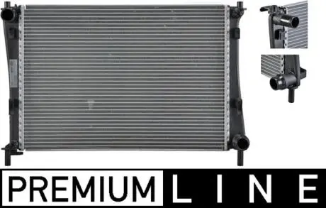 CR1355000P Радиатора 356 mm FORD MAHLE / KNECHT подбор по vin на Brocar