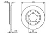 0986479487 Тормозной диск BOSCH підбір по vin на Brocar