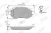 573842J Колодки тормозные (передние) Renault Megane IV 15- JURID підбір по vin на Brocar