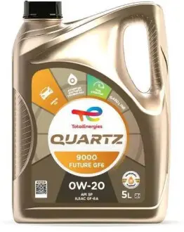 223757 Масло моторное QUARTZ 9000 FUTURE GF6 0W-20 5л TOTAL подбор по vin на Brocar