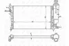 50428 Радиатор, охлаждение двигателя NRF підбір по vin на Brocar