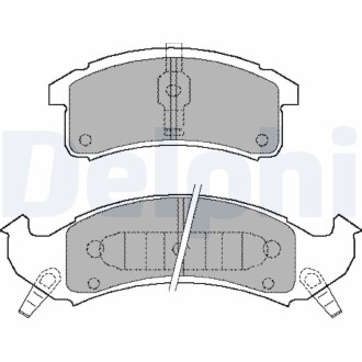 LP897 Гальмівні колодки дискові BUICK/CADILLAC/CHEVROLET/PONTIAC "F "90>> DELPHI підбір по vin на Brocar