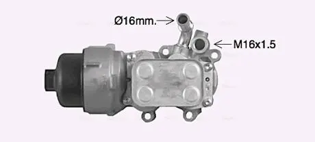CN3307H Радіатор масляний CITROEN/FIAT/FORD/VOLVO у зборі (Ava) AVA COOLING підбір по vin на Brocar