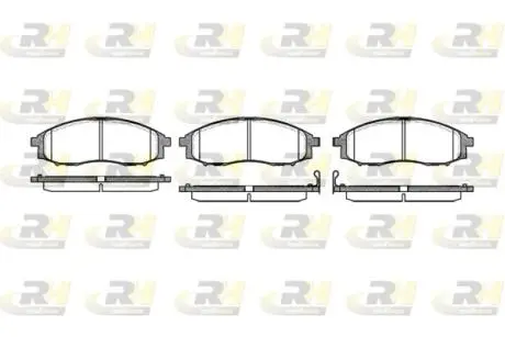 274802 Гальмівні колодки дискові ROADHOUSE підбір по vin на Brocar