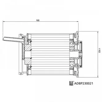 ADBP230021 PRINT VW Фильтр топливный Touareg 3.0TDI 17-, AUDI A62.0TDI 13-, Q7/Q8 3.0TDI -5 BLUE PRINT подбор по vin на Brocar