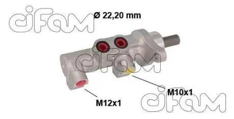 202847 Главный тормозной цилиндр DUSTER 11-, DACIA DUSTER 13-18,LADA LARGUS -12 CIFAM підбір по vin на Brocar