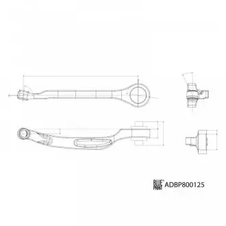 ADBP800125 PRINT HYUNDAI Подушка двигателя задн.Tucson,Kia Sportage 2.0 -4 BLUE PRINT підбір по vin на Brocar