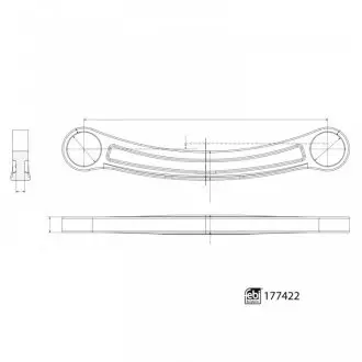 177422 Важіль підвіски FEBI BILSTEIN 177422 FEBI BILSTEIN підбір по vin на Brocar