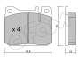 8220112 Тормозн.колодки передн.LT28-55 75- CIFAM підбір по vin на Brocar