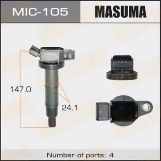 MIC105 Котушка запалювання MASUMA підбір по vin на Brocar