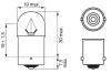 1987302706 Автолампа R10W 24V 10W BA15s BOSCH підбір по vin на Brocar