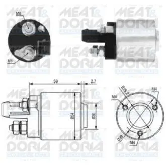 46105 Тяговое реле, стартер MEAT&DORIA подбор по vin на Brocar