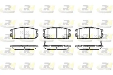 287702 Гальмівні колодки дискові ROADHOUSE підбір по vin на Brocar