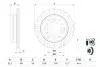 0986479F07 TARCZA HAM. TOYOTA T. FJ CRUISER/LAND CRUISER 2,7-4,0 09- BOSCH підбір по vin на Brocar