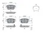 0986494984 HYUNDAI Тормозн.колодки передн.Sonata NF,Kia Optima 09- BOSCH підбір по vin на Brocar
