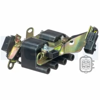 GN1080512B1 Котушка запалювання DELPHI підбір по vin на Brocar