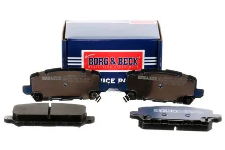 BBP2607 Гальмівні колодки дискові BORG&BECK підбір по vin на Brocar