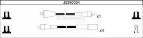 J5390004 Комплект кабелів запалювання NIPPARTS підбір по vin на Brocar
