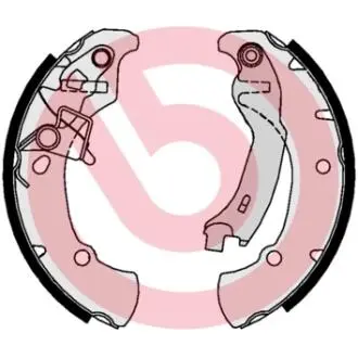 S16516 Тормозные колодки барабанные BREMBO подбор по vin на Brocar