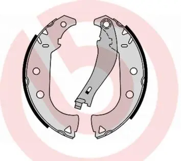 S23556 Гальмівні колодки барабанні BREMBO підбір по vin на Brocar