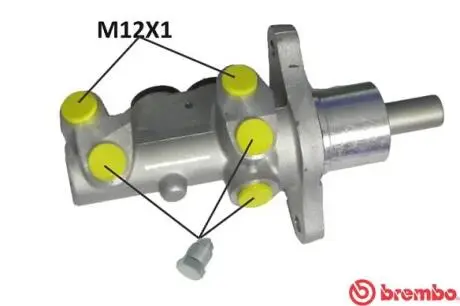 M06027 Гальмівний циліндр головний BREMBO підбір по vin на Brocar