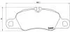 P65019 Тормозные колодки дисковые BREMBO підбір по vin на Brocar