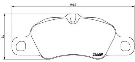 P65019 Тормозные колодки дисковые BREMBO подбор по vin на Brocar