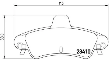 P24070 Тормозные колодки дисковые BREMBO подбор по vin на Brocar
