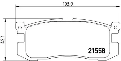 P24025 Гальмівні колодки дискові BREMBO підбір по vin на Brocar
