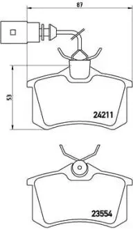 P85101 Тормозные колодки дисковые BREMBO подбор по vin на Brocar
