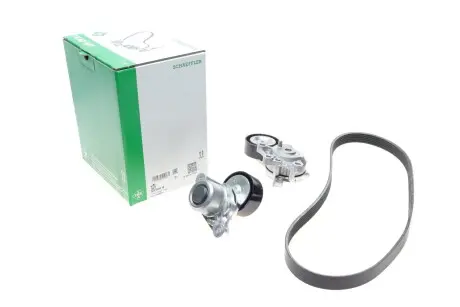 529035810 Комплект ремня генератора Peugeot 208/2008 1.6BlueHDi 13- (6PK1005) INA підбір по vin на Brocar