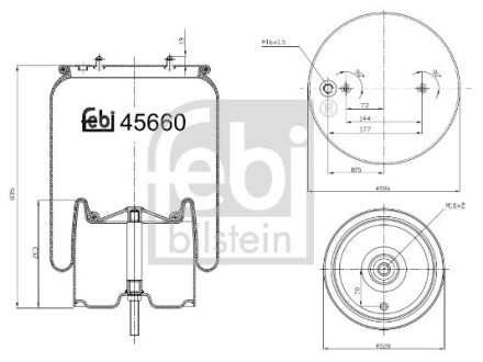 45660 Подушка амортизуюча FEBI BILSTEIN підбір по vin на Brocar