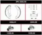 Гальмівний комплект 3506.00