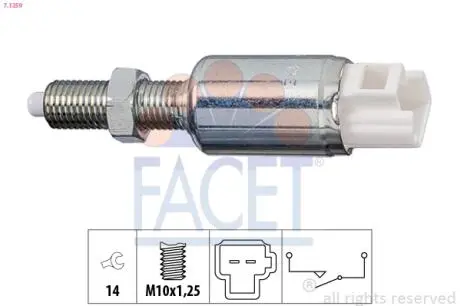 71259 Включатель сигнала стоп FACET подбор по vin на Brocar